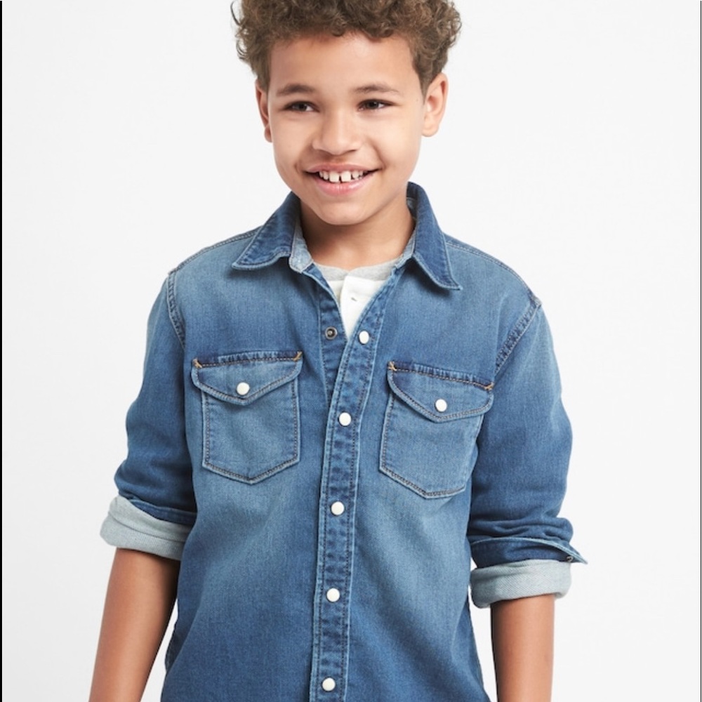 Gap Supersoft Denim Shirt.